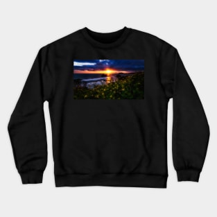 Last Light Over the Pacific Ocean Crewneck Sweatshirt